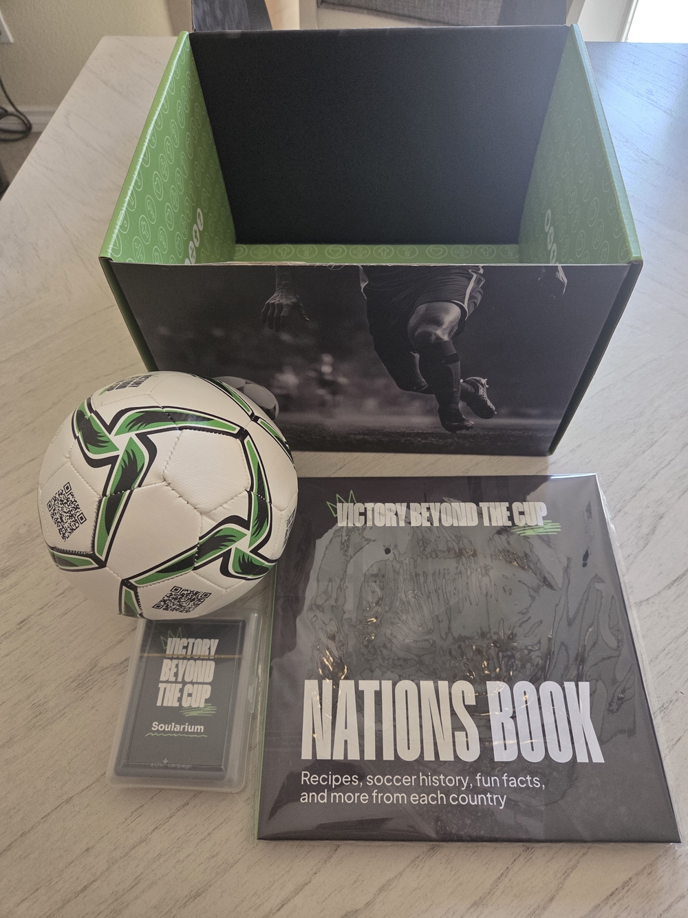 Victory Beyond the Cup Soccer (Football) World Cup Host Kit


Brand new in box